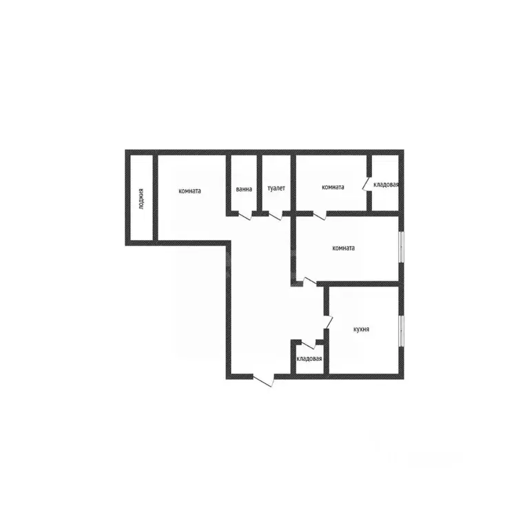 4-к кв. Тверская область, Тверь ул. Коминтерна, 43 (92.7 м) - Фото 2