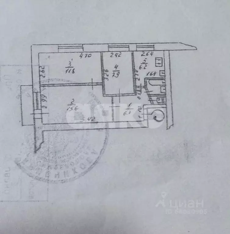 3-к кв. Крым, Симферополь ул. Баррикадная, 70А (51.2 м) - Фото 2