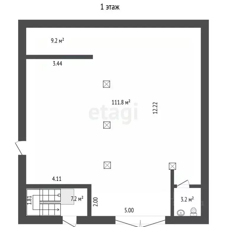 Помещение свободного назначения в Ростовская область, Ростов-на-Дону ... - Фото 1