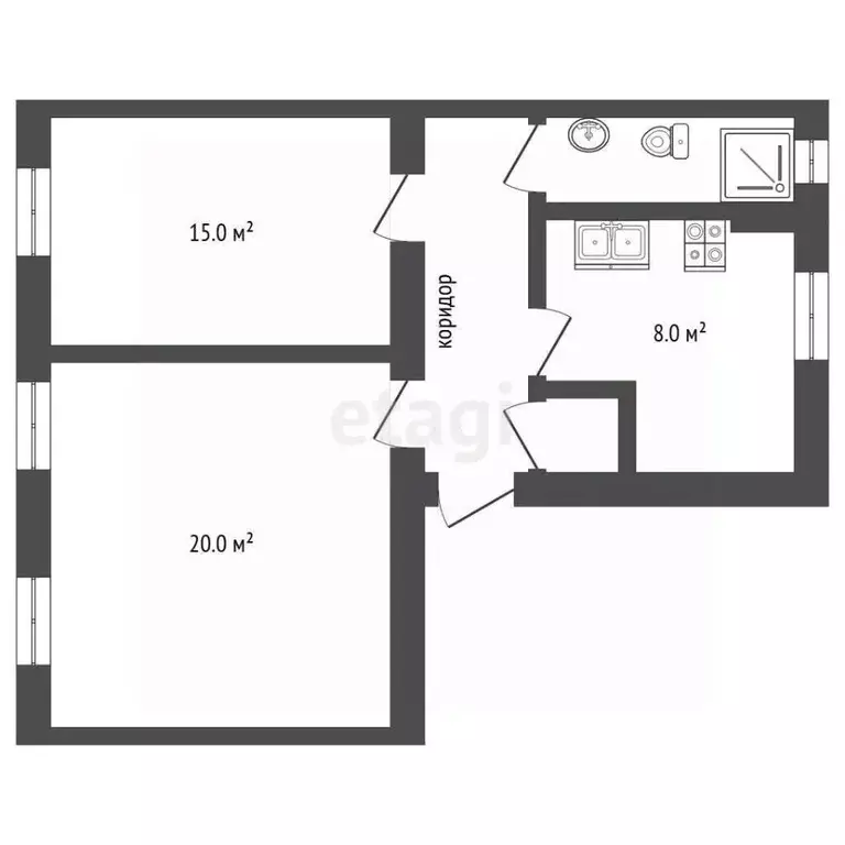 2-к кв. Ярославская область, Ярославль ул. Павлика Морозова, 8 (53.3 ... - Фото 1