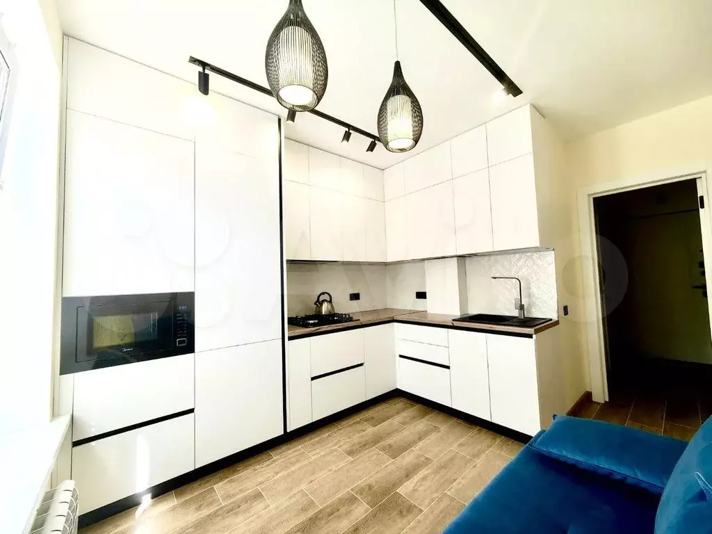 1-к. квартира, 34,8 м, 1/8 эт. - Фото 0