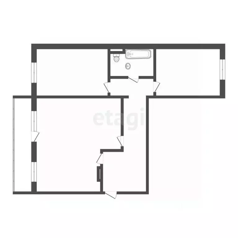 3-к кв. Томская область, Томск Дальне-Ключевская ул., 16А (68.0 м) - Фото 2