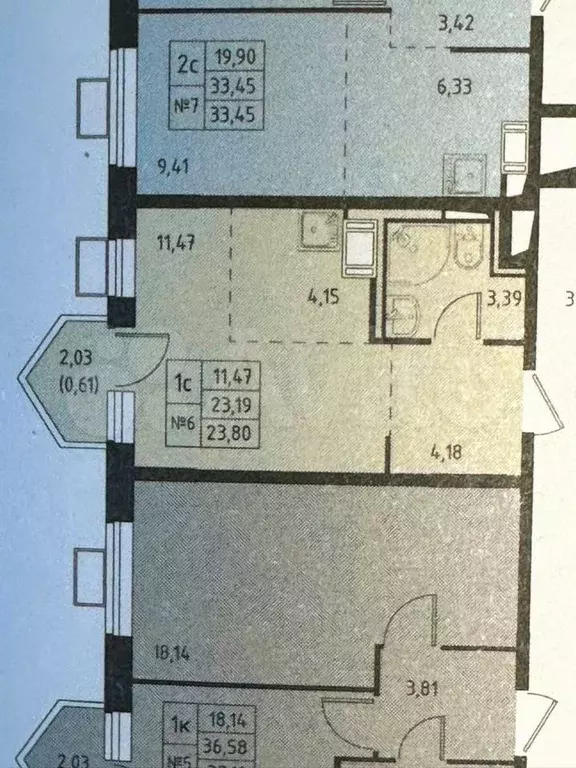 Квартира-студия, 27 м, 8/11 эт. - Фото 0