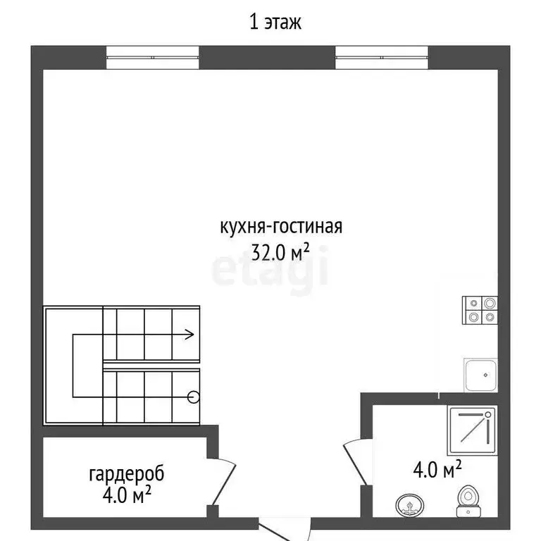 4-комнатная квартира: Ликино, 103А (90 м) - Фото 1