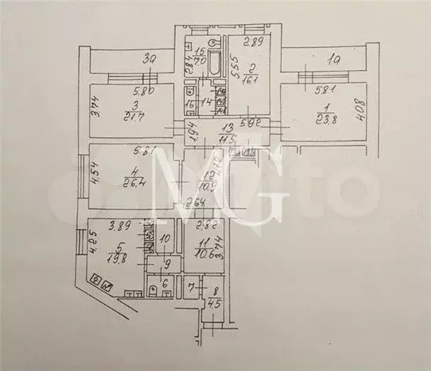 4-к. квартира, 170 м, 3/9 эт. - Фото 0