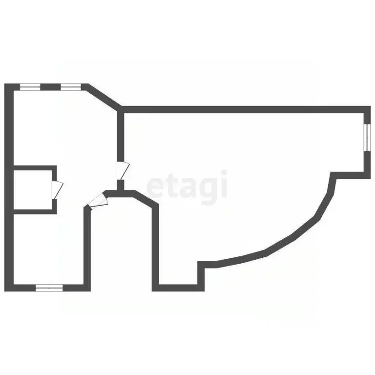 3-к кв. Калининградская область, Зеленоградск ул. Гагарина, 61 (107.0 ... - Фото 2