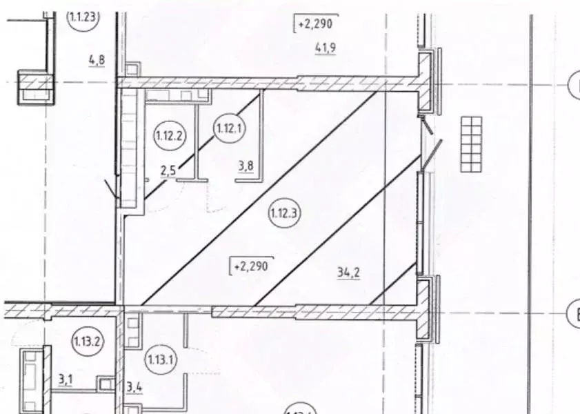 Помещение свободного назначения в Москва ул. Крузенштерна, 10к1 (41 м) - Фото 2