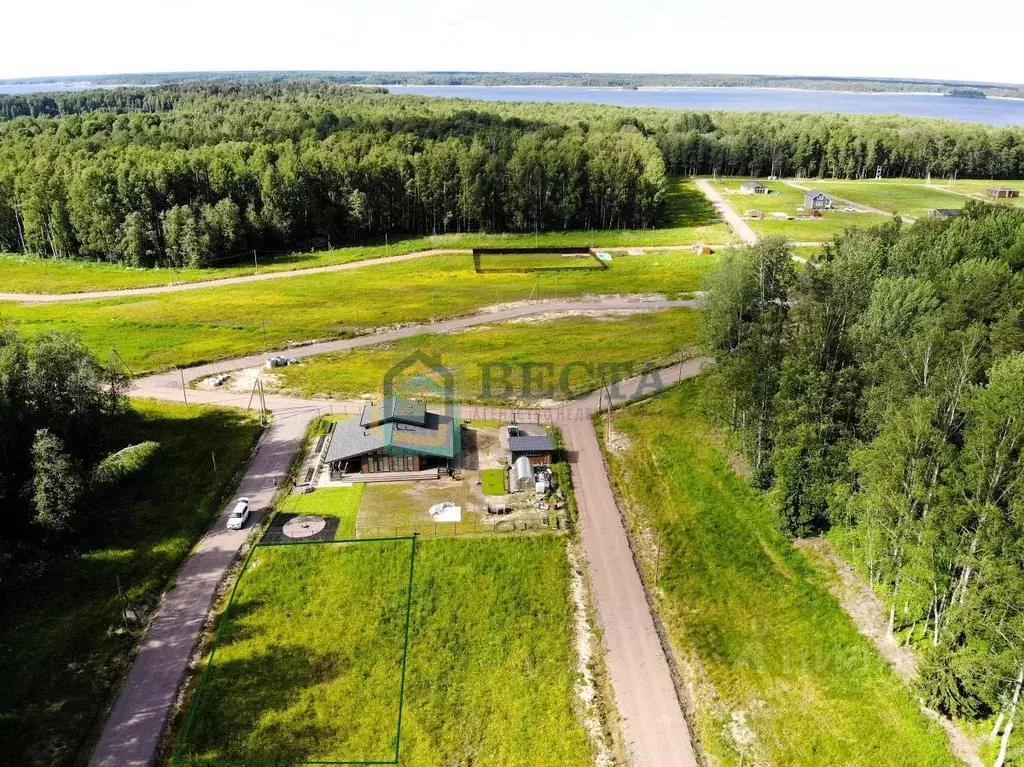 Участок в Ленинградская область, Приозерский район, Красноозерное ... - Фото 1