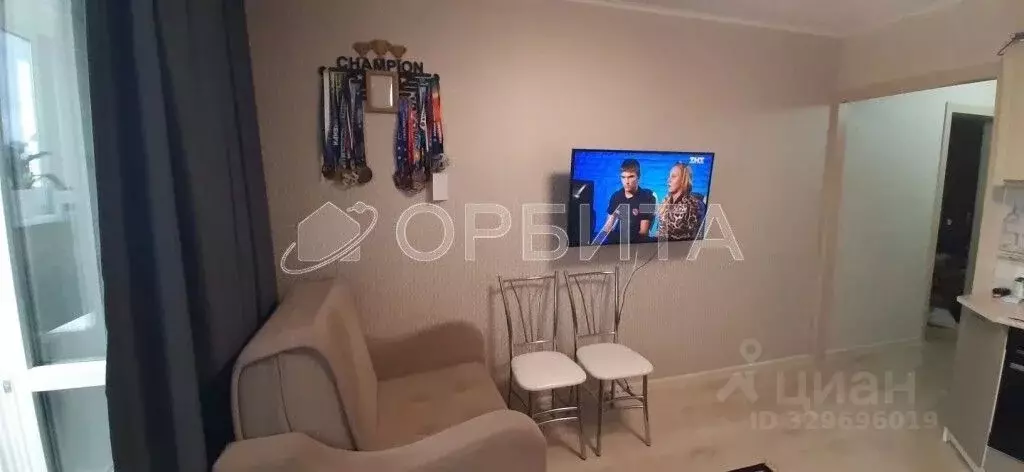 Студия Тюменская область, Тюмень ул. Павла Шарова, 7 (28.8 м) - Фото 2