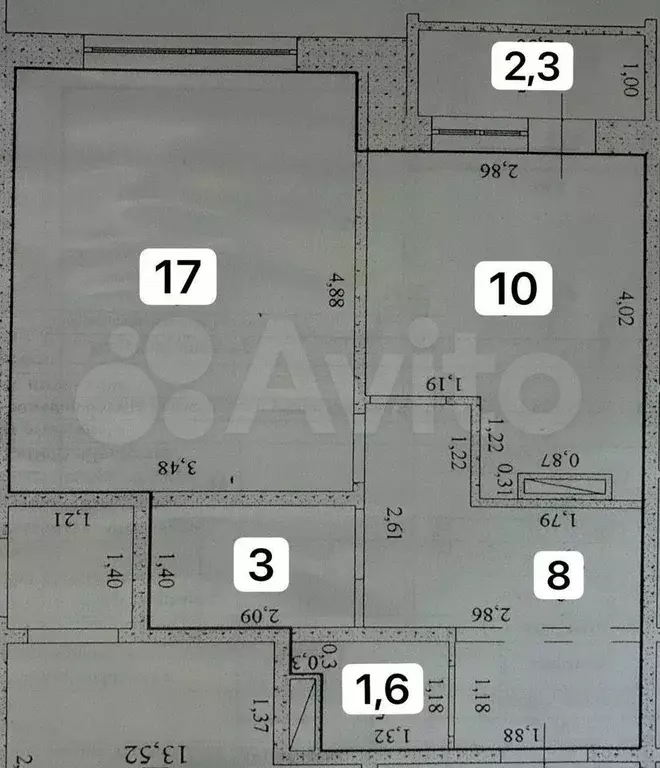 1-к. квартира, 40 м, 4/9 эт. - Фото 0