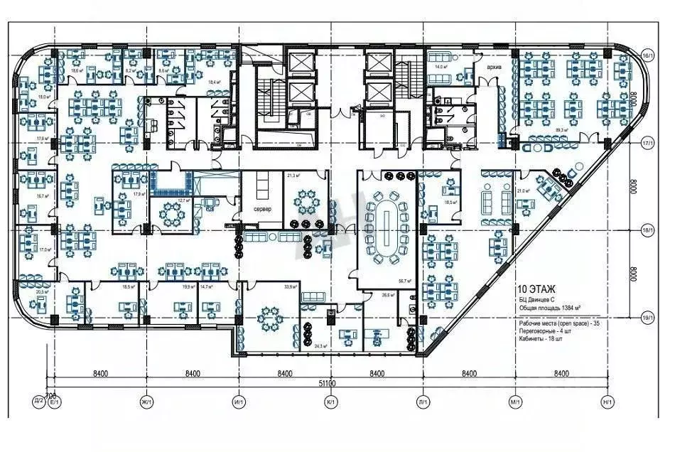Офис в Москва ул. Двинцев, 12к1С (1384 м) - Фото 1