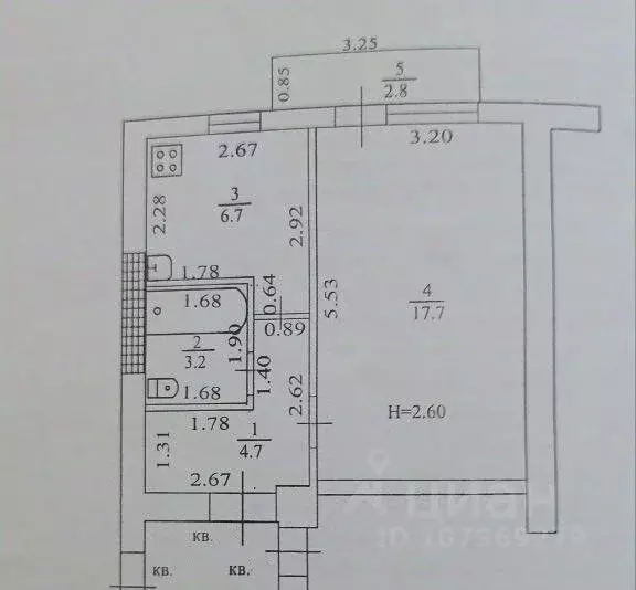1-к кв. Краснодарский край, Темрюк ул. Чернышевского, 26/1 (32.0 м) - Фото 2