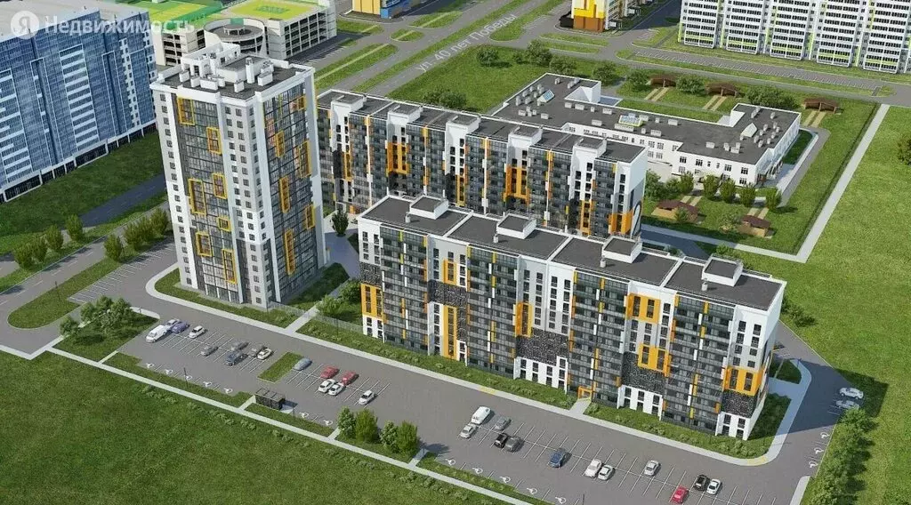 Квартира-студия: Набережные Челны, проспект Яшьлек, 40 (56.8 м) - Фото 1