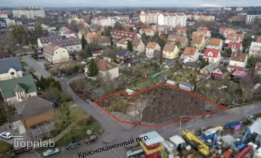 Участок в Калининградская область, Калининград Краснокаменный пер. ... - Фото 2
