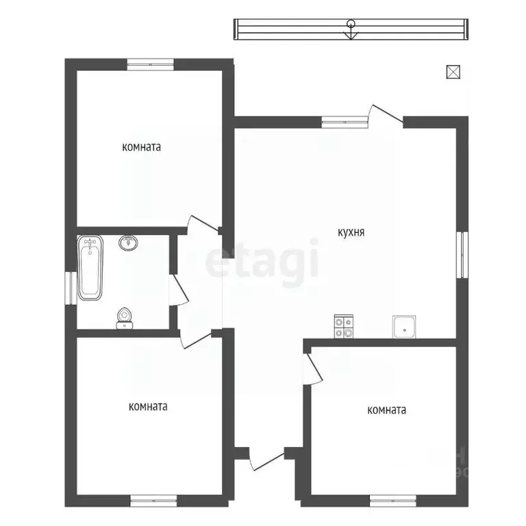 Дом в Воронежская область, Воронеж Никольское мкр, 11 (80 м) - Фото 1