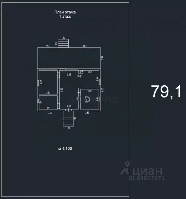 Дом в Алтайский край, Алейск пер. Кленовый, 16 (79 м) - Фото 2