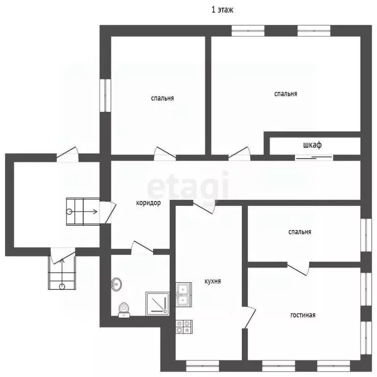 Дом в Челябинская область, Копейск Жигулевская ул., 3 (104 м) - Фото 2