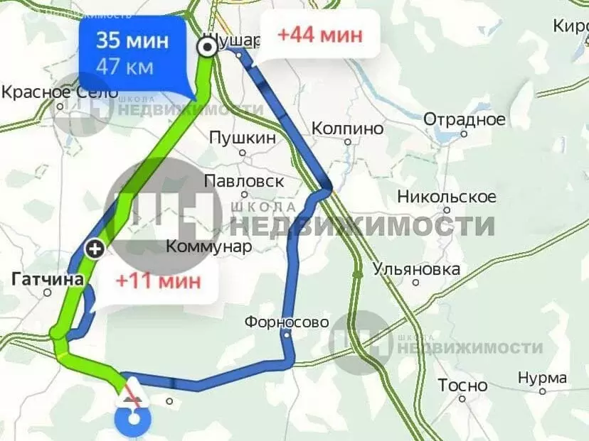 Участок в Ленинградская область, Гатчинский муниципальный округ, ... - Фото 2