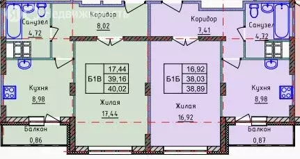 1-комнатная квартира: Ярославль, Брагинская улица, 18к3 (40.02 м) - Фото 0