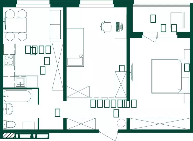 2-к кв. Алтай, Майминский район, с. Майма Алтайская ул., 2к2 (56.5 м) - Фото 1