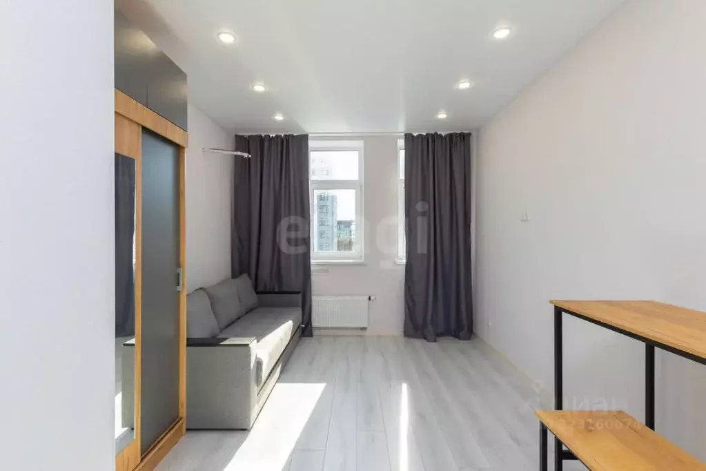 Студия Тюменская область, Тюмень ул. Тимофея Чаркова, 87 (25.74 м) - Фото 0