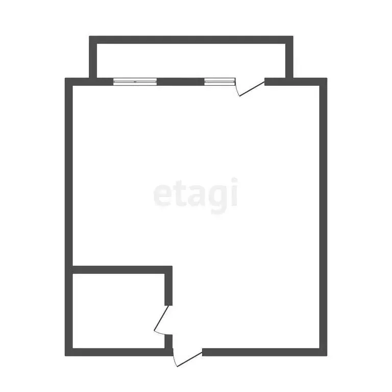 Квартира-студия: Ангарск, 32-й микрорайон, 24 (31.3 м) - Фото 0