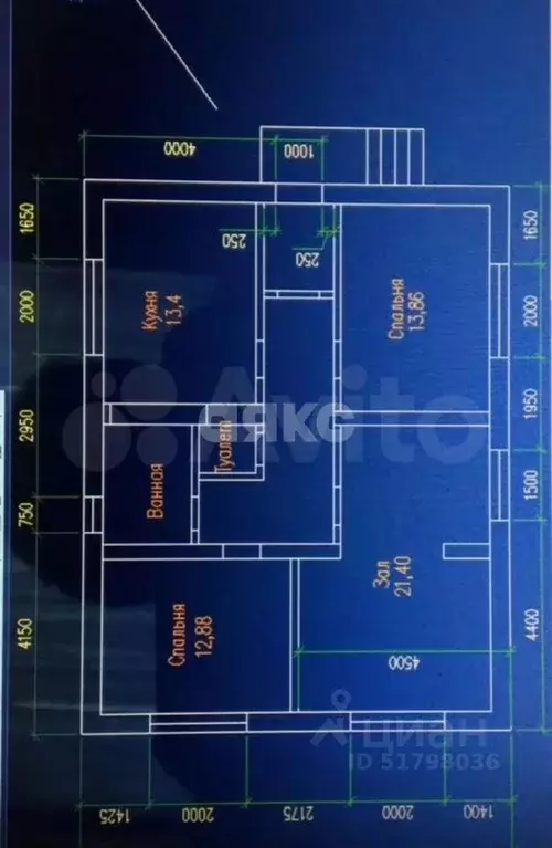 Дом в Краснодарский край, Кореновск пер. Карла Либкнехта (85 м) - Фото 2