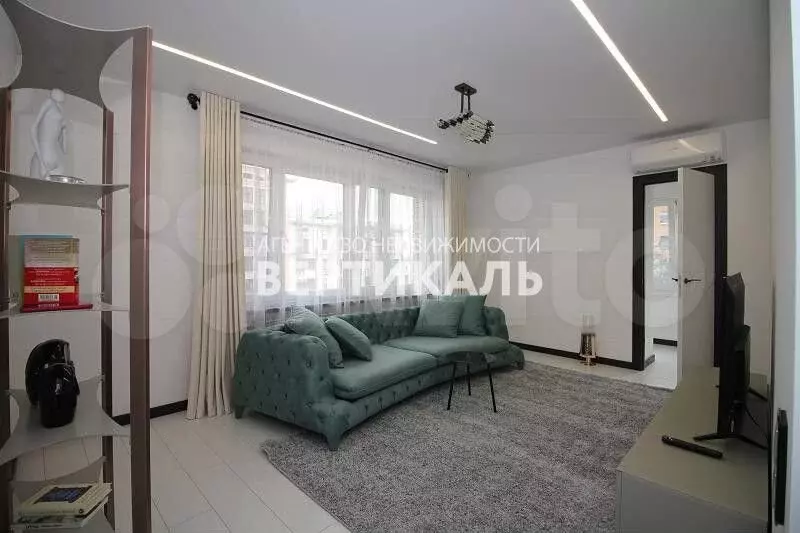 2-к. квартира, 60 м, 6/9 эт. - Фото 1
