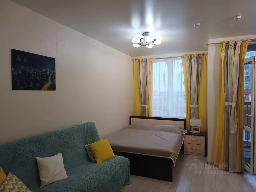 Студия Пермский край, Пермь ул. Мира, 115б (31.7 м) - Фото 1