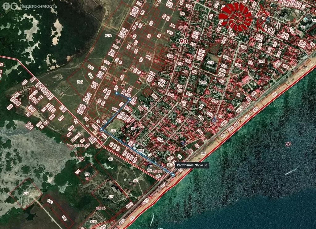 Участок в Береговое, улица Айвазовского (10 м) - Фото 0