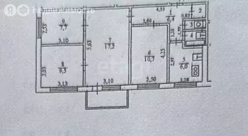 4-комнатная квартира: Липецк, улица Филипченко, 13 (61.4 м) - Фото 1