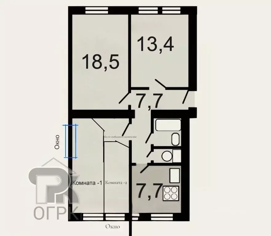 Комната Москва Мартеновская ул., 6К3 (19.0 м) - Фото 1