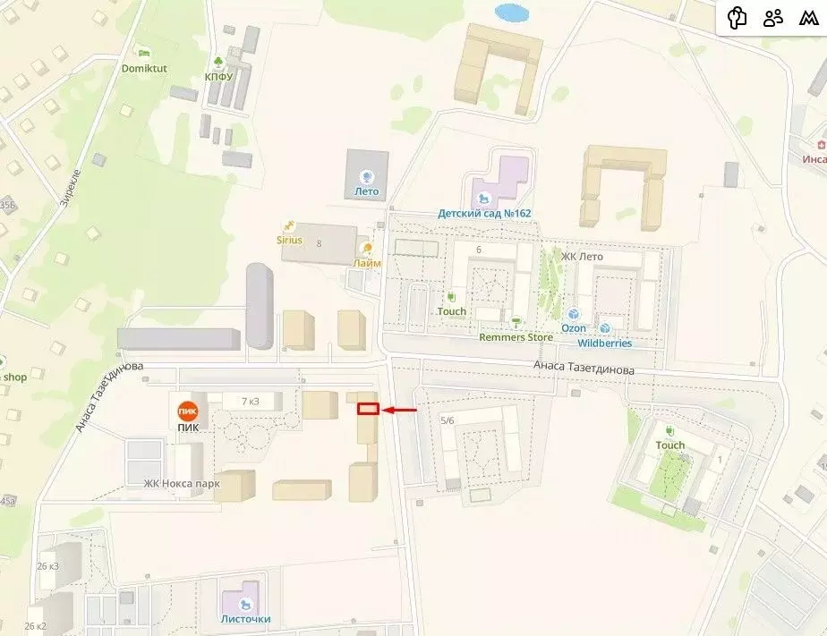 Помещение свободного назначения в Татарстан, Казань ул. Анаса ... - Фото 1