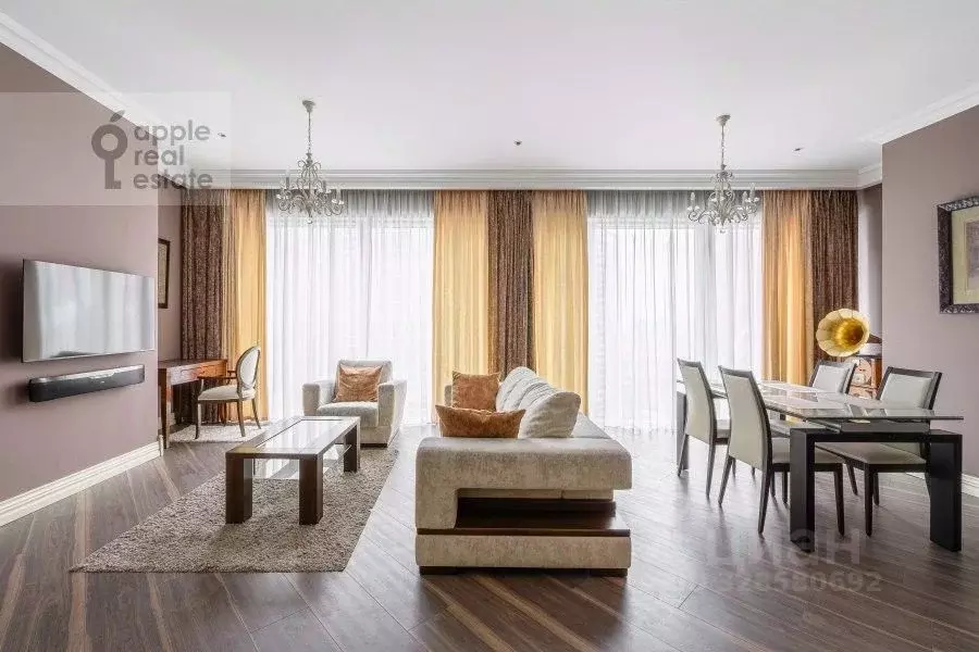 2-к кв. Москва наб. Пресненская, 8с1 (106.0 м) - Фото 1