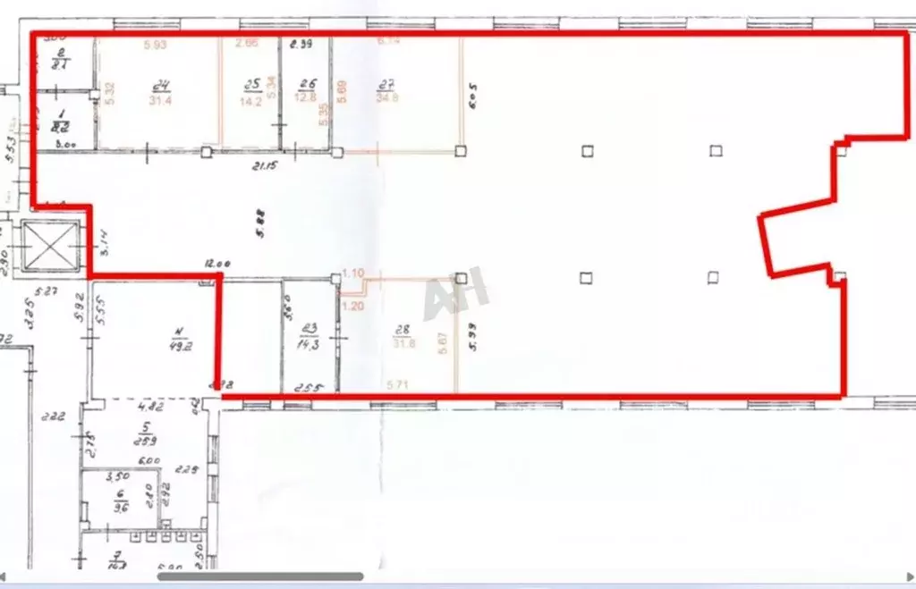 Помещение свободного назначения в Москва Полковая ул., 3 (600 м) - Фото 2