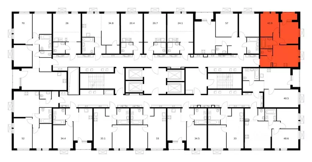 2-к кв. Приморский край, Владивосток ул. Борисенко, 48к2 (43.9 м) - Фото 2