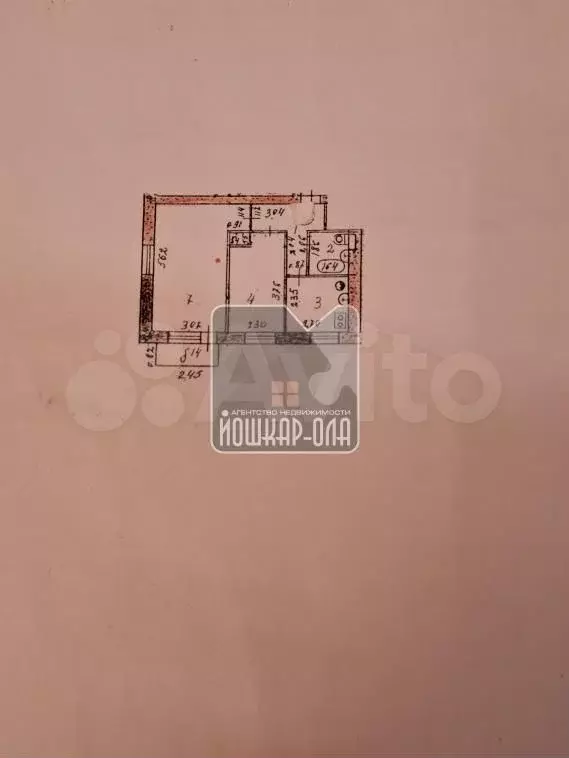 2-к. квартира, 42,8 м, 3/5 эт. - Фото 0