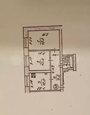 2-к. квартира, 56 м, 4/5 эт. - Фото 0
