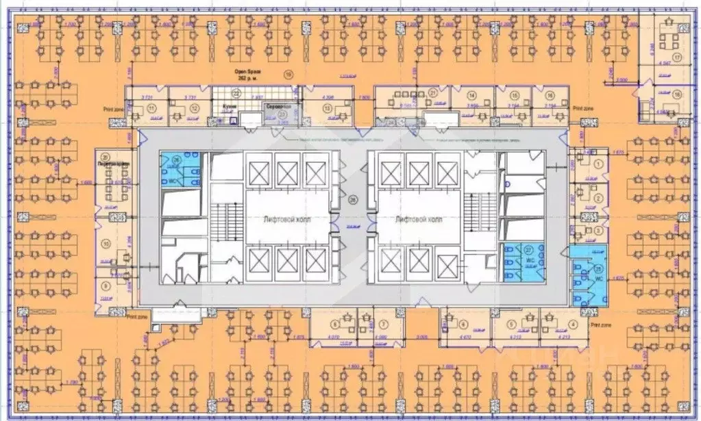 Помещение свободного назначения в Москва Профсоюзная ул., 65к1 (1745 ... - Фото 2