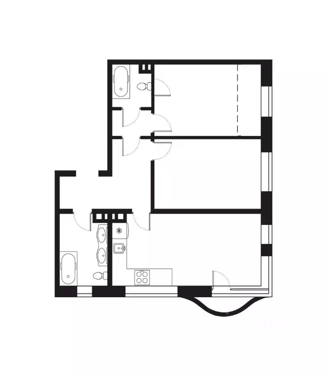 3-к кв. Иркутская область, Иркутск наб. Верхняя, 133 (76.5 м) - Фото 0