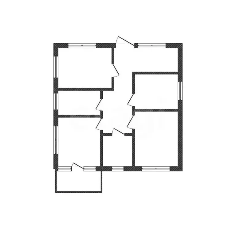 Дом в село Шишино, 2-й Рубежный переулок (112 м) - Фото 1