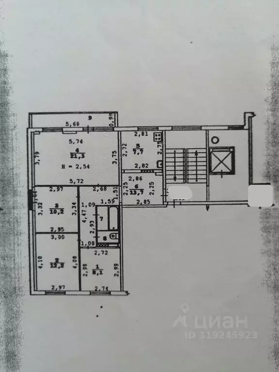 4-к кв. Свердловская область, Екатеринбург ул. Металлургов, 46 (77.0 ... - Фото 1