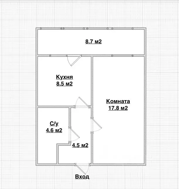 1-к кв. Самарская область, Самара ул. Карбышева, 65 (44.1 м) - Фото 2