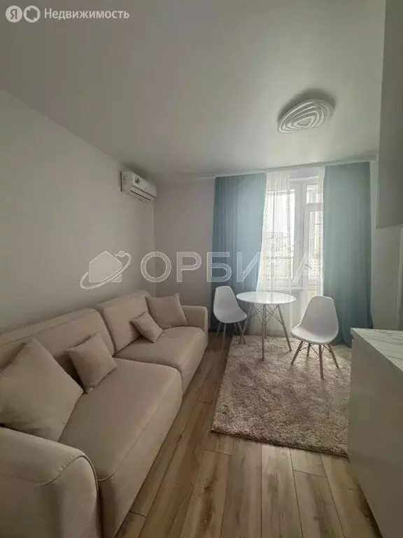 Квартира-студия: деревня Дударева, улица Сергея Джанбровского, 5 (24.5 ... - Фото 2