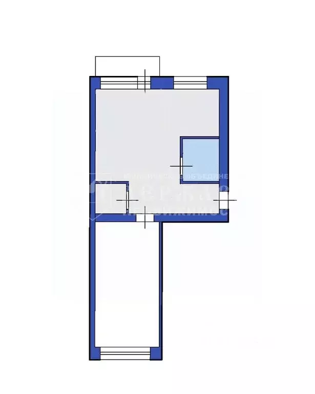 2-к кв. Кемеровская область, Кемерово просп. Ленина, 133А (44.1 м) - Фото 1