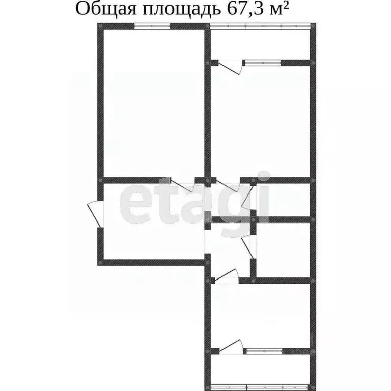 2-к кв. Краснодарский край, Краснодар ул. Кадетская, 23 (68.0 м) - Фото 0