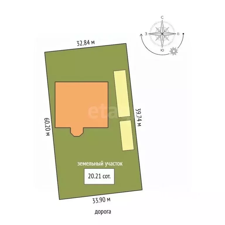 Дом в Забайкальский край, Читинский район, с. Смоленка Лесная ул., 46 ... - Фото 2