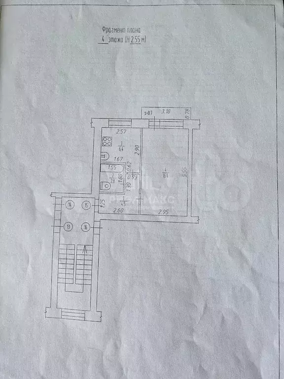 1-к. квартира, 31,1 м, 4/5 эт. - Фото 0
