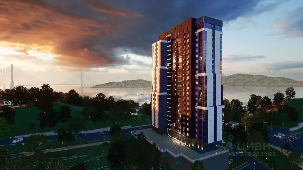 1-к кв. Приморский край, Владивосток ул. 2-я Поселковая (44.62 м) - Фото 2