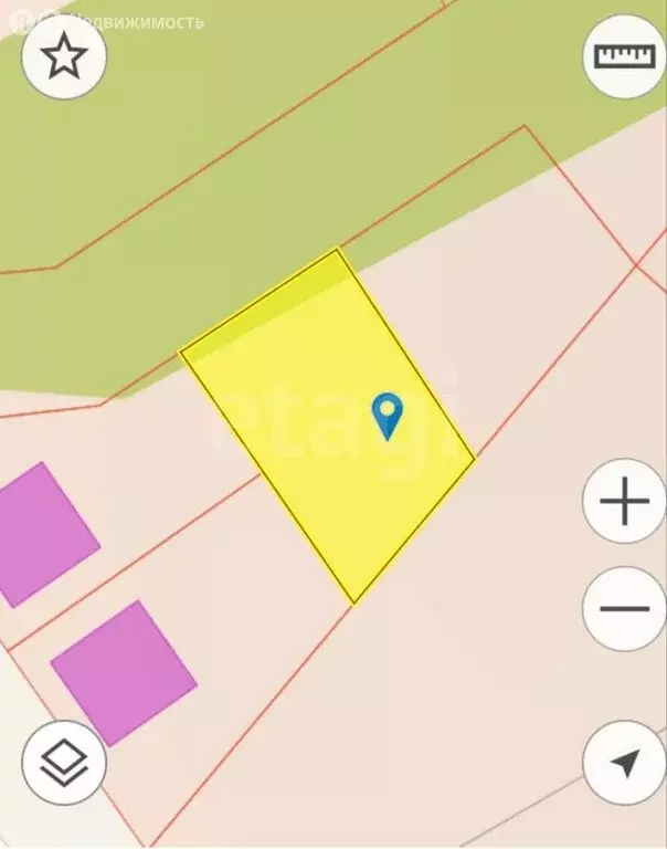 Участок в село Луговое, Лесная улица (5.72 м) - Фото 1